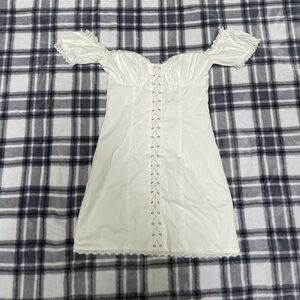 Tiger mist white dress
